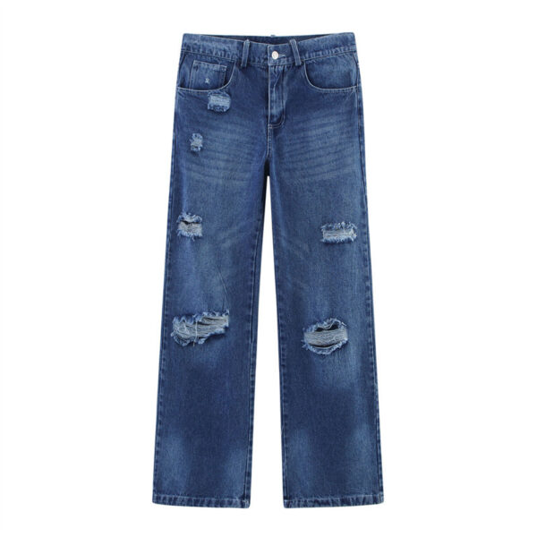 Women's Fashion Leisure Ripped Jeans - Image 4