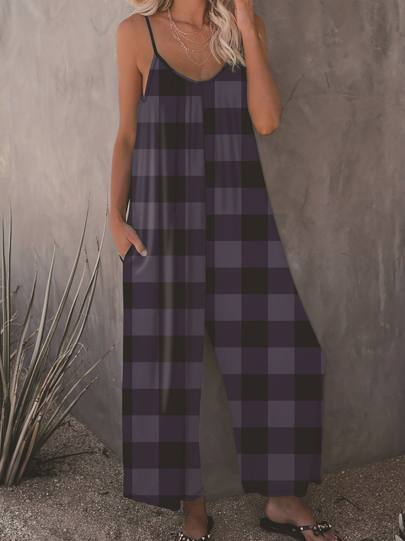 Slip-in Casual Sling Jumpsuit Women - Image 2